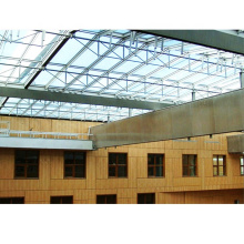 Estrutura de aço pré -fabricada teto de átrio de vidro de cúpula para venda